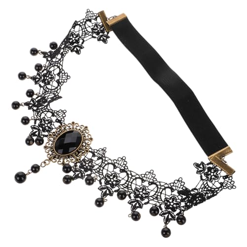 Mikikit Gothic Teardrop Choker Quastendesign für Halloween und Besondere Anlässe mit Bequemem Strapazierfähigem für Täglichen Gebrauch von Mikikit