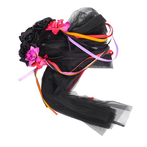 Mikikit Gruseliges Haarband mit Schwarzen und Roten für Halloween Cosplay und Partys Stilvolles Stirnband für Damen Leicht und Bequem zu Perfektes Accessoire für Ihr Mikikit Gruseliges Haarband mit Schwarzen und Roten für Halloween Cosplay und Partys Stilvolles Stirnband für Damen Leicht und Bequem zu Perfektes Accessoire für Ihr von Mikikit