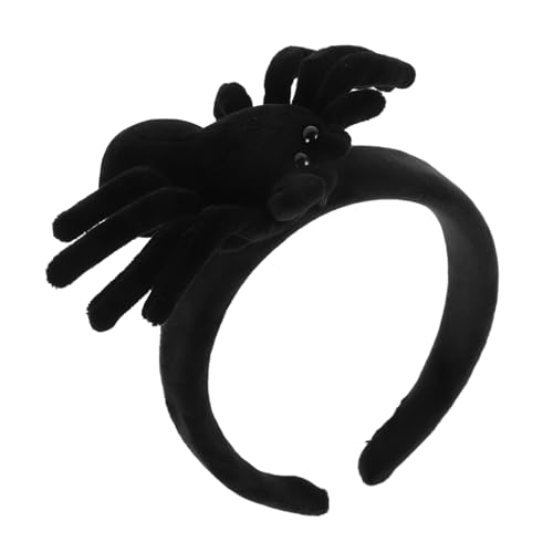 Mikikit Gruseliges Halloween Stirnband mit Spinnen Vielseitiges Haarschmuck Accessoire für Partys für Kopfgrößen und Haararten Mottopartys Mikikit Gruseliges Halloween Stirnband mit Spinnen Vielseitiges Haarschmuck Accessoire für Partys für Kopfgrößen und Haararten Mottopartys von Mikikit