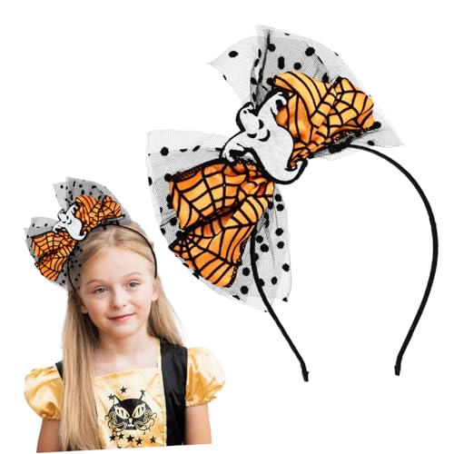 Mikikit Halloween Stirnband mit Elastischer Lustiges Haarschmuck für Erwachsene für Halloween Partys Cosplay und Festliche Anlässe Tierohren Design von Mikikit