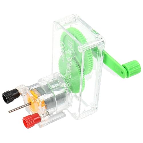 Mikikit Handkurbelgenerator für Interaktives Stromerzeuger Lernspielzeug Physik Experimente Sicher und Stabil für Grund und Mittelschüler DIY Stromgenerator Lernen Mikikit Handkurbelgenerator für Interaktives Stromerzeuger Lernspielzeug Physik Experimente Sicher und Stabil für Grund und Mittelschüler DIY Stromgenerator Lernen von Mikikit