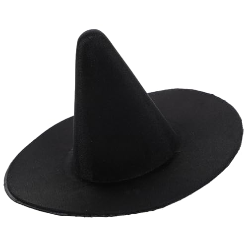 Mikikit Hexenhut für Puppen und Haustiere Handgemachter Halloween Dekorationshut DIY Zubehör für Partys und Kreative Bastelprojekte von Mikikit