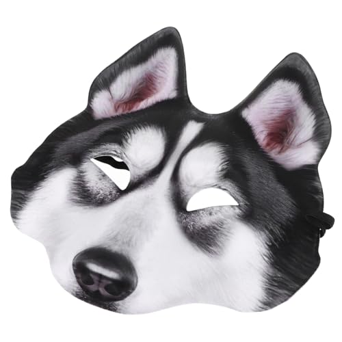 Mikikit Hundekopfmaske für Halloween und Karneval Realistische Tiermaske aus Robustem Material für Perfekten Sitz für Kostümveranstaltungen und Cosplay Events Mikikit Hundekopfmaske für Halloween und Karneval Realistische Tiermaske aus Robustem Material für Perfekten Sitz für Kostümveranstaltungen und Cosplay Events von Mikikit