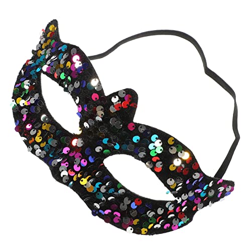 Mikikit Karneval Maske mit Pailletten Damen Verkleidung Maskerade für Halloween Kostüm Party Fasching Leichte Stilvolle Augenmaske für Jede Gesichtsform Mikikit Karneval Maske mit Pailletten Damen Verkleidung Maskerade für Halloween Kostüm Party Fasching Leichte Stilvolle Augenmaske für Jede Gesichtsform von Mikikit
