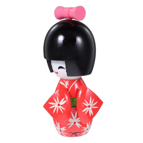 Mikikit Kimono Puppen Puppe japanische Puppen für Mädchen Mädchenpuppenstatue antike Puppen japanische traditionelle Puppen Japanisches Handwerk japanische Figuren Holz rot Mikikit Kimono Puppen Puppe japanische Puppen für Mädchen Mädchenpuppenstatue antike Puppen japanische traditionelle Puppen Japanisches Handwerk japanische Figuren Holz rot von Mikikit