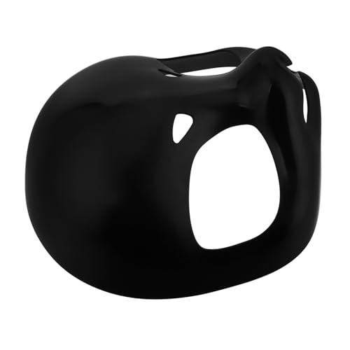 Mikikit Kleine Beast Schädelmaske Kunststoff Schwarze Welpenhundmaske für Halloween Cosplay Maskerade Kostümpartys Einzigartiges Design Langlebig Mikikit Kleine Beast Schädelmaske Kunststoff Schwarze Welpenhundmaske für Halloween Cosplay Maskerade Kostümpartys Einzigartiges Design Langlebig von Mikikit
