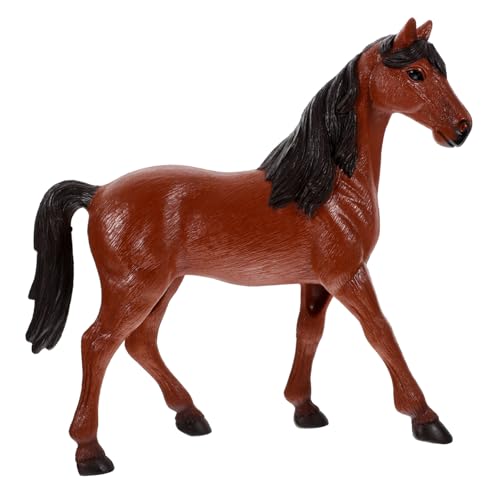 Mikikit Kleine Pferdefigur aus Kunststoff Lebensechte Pferdestatue für Dekoration für Zuhause und Party Realistische Pferdefigur Ornament für Sammler Mikikit Kleine Pferdefigur aus Kunststoff Lebensechte Pferdestatue für Dekoration für Zuhause und Party Realistische Pferdefigur Ornament für Sammler von Mikikit
