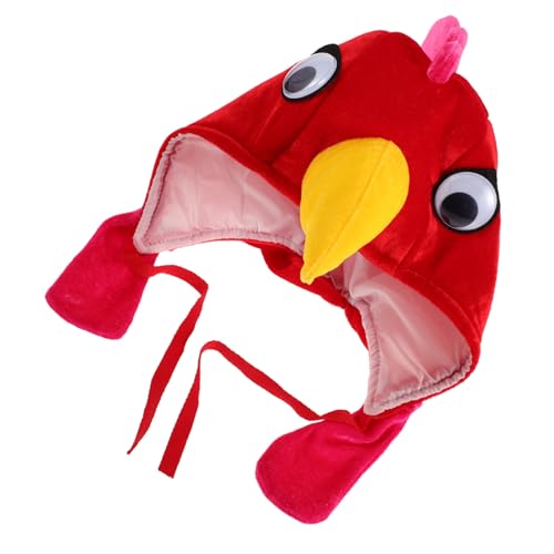 Mikikit Kükenhut Hühnerhüte Verrückte Hüte Hühnermützen Für Truthahnhut Huhn-stirnband-kostüm Hühnerhut Hühnerkostüm Hahn Hut Rot Polyester Mikikit Kükenhut Hühnerhüte Verrückte Hüte Hühnermützen Für Truthahnhut Huhn-stirnband-kostüm Hühnerhut Hühnerkostüm Hahn Hut Rot Polyester von Mikikit