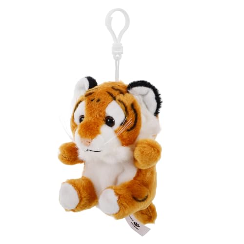 Mikikit Mini Tiger Plüsch Geldbörse Schlüsselanhänger Süßes Stofftier Accessoire mit Lanyard für Rucksack Party Dekoration und Robustes Weiches Plüschmaterial Mikikit Mini Tiger Plüsch Geldbörse Schlüsselanhänger Süßes Stofftier Accessoire mit Lanyard für Rucksack Party Dekoration und Robustes Weiches Plüschmaterial von Mikikit