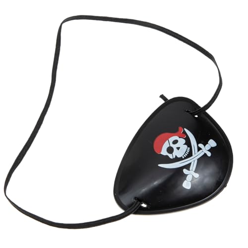 Mikikit Piraten Augenmaske für Halloween Bequeme Cosplay Augenbinde mit Design Leicht Atmungsaktiv für Erwachsene für Kostümparty Veranstaltungen Mikikit Piraten Augenmaske für Halloween Bequeme Cosplay Augenbinde mit Design Leicht Atmungsaktiv für Erwachsene für Kostümparty Veranstaltungen von Mikikit