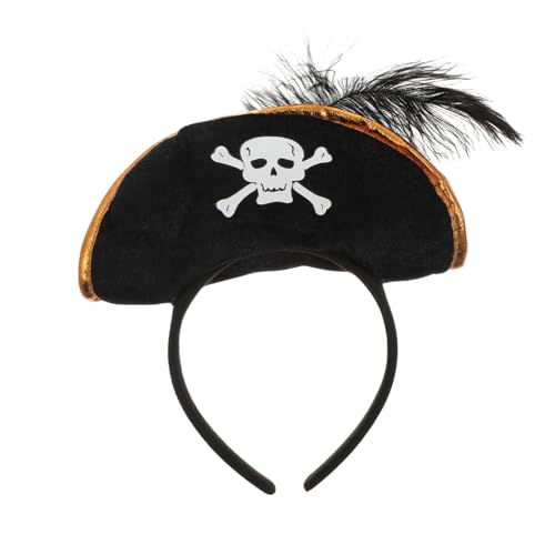 Mikikit Piratenkostüm Haarband für Halloween Kreatives Piraten Stirnband mit Schädelmuster für Kostümpartys und Cosplay Langlebig und Geruchsfrei ein Must Have für Kleine Mikikit Piratenkostüm Haarband für Halloween Kreatives Piraten Stirnband mit Schädelmuster für Kostümpartys und Cosplay Langlebig und Geruchsfrei ein Must Have für Kleine von Mikikit