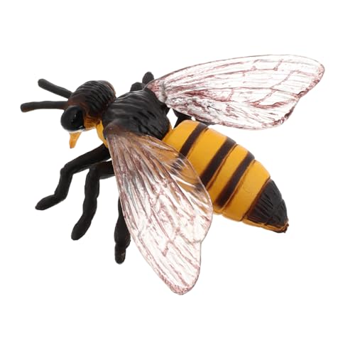 Mikikit Realistisches Bienenspielzeug Solides Insektenmodell für Lernspielzeug zum des Lebenszyklus Insektendekoration für Partys und Wohnkultur von Mikikit