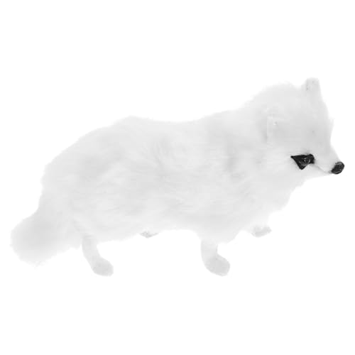 Mikikit Realistisches Fuchsmodell Dekofigur aus Hochwertigem Material Detailgetreue Tierfigur als Geburtstagsgeschenk und Langlebig und Kreativ für und Lernzwecke Kleine Weiße Skulptur Mikikit Realistisches Fuchsmodell Dekofigur aus Hochwertigem Material Detailgetreue Tierfigur als Geburtstagsgeschenk und Langlebig und Kreativ für und Lernzwecke Kleine Weiße Skulptur von Mikikit