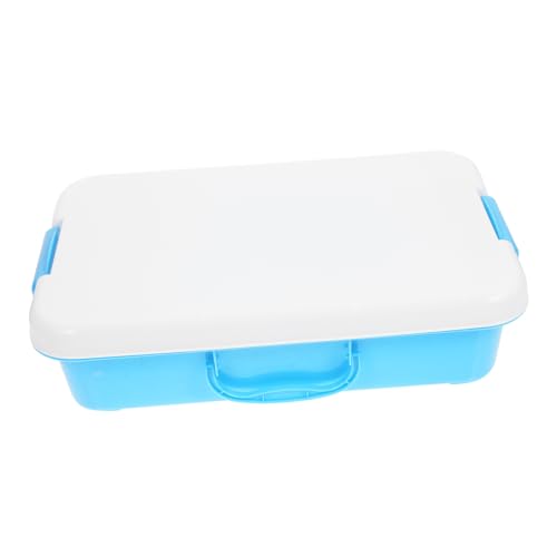 Mikikit Sandkiste mit Griff Multifunktionale Aufbewahrungsbox für Kunstbedarf und Bastelmaterialien Tragbar und Langlebig Drinnen und Draußen Mikikit Sandkiste mit Griff Multifunktionale Aufbewahrungsbox für Kunstbedarf und Bastelmaterialien Tragbar und Langlebig Drinnen und Draußen von Mikikit