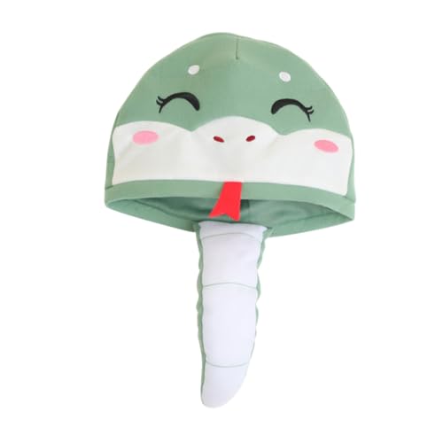 Mikikit Schlangenkopfhut Neuheit Schlangenhut Cosplay-Kappe Hut anziehen Cosplay-Kostüm-Kappe Halloween Kostümhut Halloween-Schlangenhut chinesische Tierhüte Schlangen-Cosplay-Hut Plüsch Mikikit Schlangenkopfhut Neuheit Schlangenhut Cosplay-Kappe Hut anziehen Cosplay-Kostüm-Kappe Halloween Kostümhut Halloween-Schlangenhut chinesische Tierhüte Schlangen-Cosplay-Hut Plüsch von Mikikit