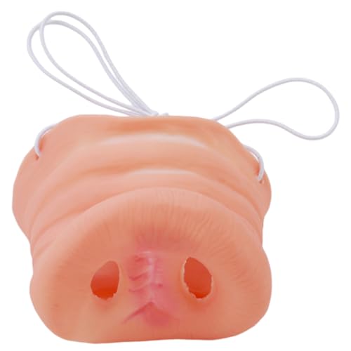Mikikit Schweinenase Kostümzubehör für Halloween Tier Mottopartys Cosplay Anpassbar mit Gummiband Lustige Requisite für Erwachsene Kreative Verkleidungsidee für Partys Mikikit Schweinenase Kostümzubehör für Halloween Tier Mottopartys Cosplay Anpassbar mit Gummiband Lustige Requisite für Erwachsene Kreative Verkleidungsidee für Partys von Mikikit