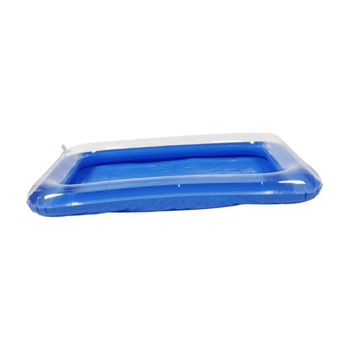 Mikikit Schwimmbad kleines Poolspielzeug Puppenbecken Buffet-Server-Halter für Party Sand- und Wasserschalen Buffet-Serverhalter für den Innenbereich Sandkasten Poolkühler PVC Blau Mikikit Schwimmbad kleines Poolspielzeug Puppenbecken Buffet-Server-Halter für Party Sand- und Wasserschalen Buffet-Serverhalter für den Innenbereich Sandkasten Poolkühler PVC Blau von Mikikit