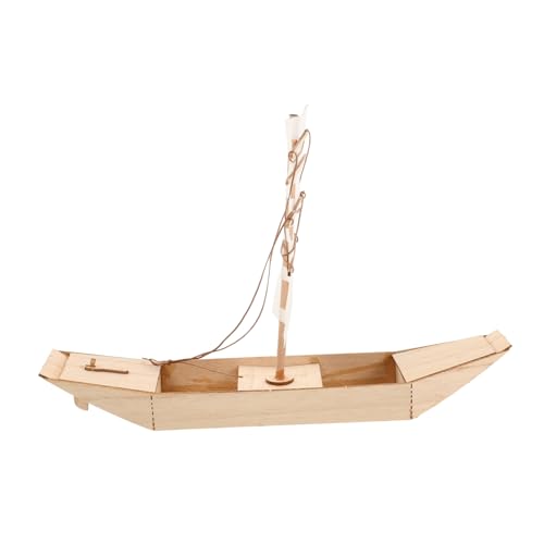 Mikikit Selbstschiffmodell Lustiges Bootszubehör Modell Segelboot Bootsdekor Bootsspielzeug Für Segelboot- Dekorative Schiffe Segelbootdekor Holz von Mikikit