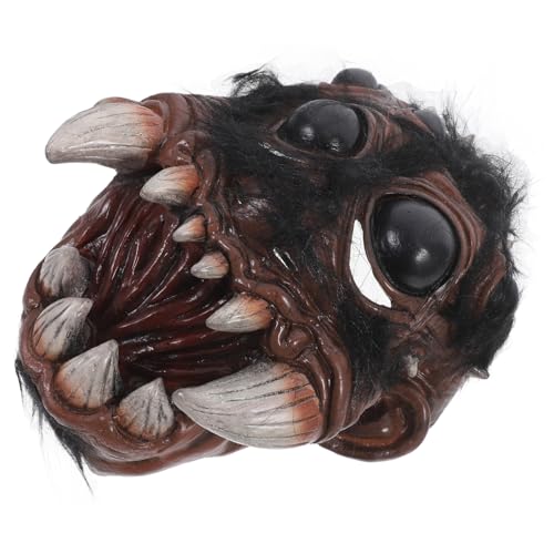 Mikikit Spinnenförmige Maskerade Maske für Halloween Kostümparty Cosplay Elastisch Leicht Angenehm für Erwachsene Realistische Tiermaske für Unvergessliche Mikikit Spinnenförmige Maskerade Maske für Halloween Kostümparty Cosplay Elastisch Leicht Angenehm für Erwachsene Realistische Tiermaske für Unvergessliche von Mikikit
