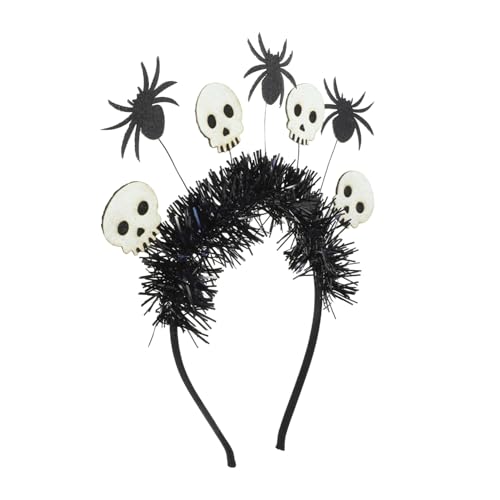 Mikikit Stirnband für Halloween Gruseliges Haarband mit Spinnen Design für Kostümpartys Mottopartys und Festivals Vielseitiges Halloween Accessoire für Einen Schaurigen Look Mikikit Stirnband für Halloween Gruseliges Haarband mit Spinnen Design für Kostümpartys Mottopartys und Festivals Vielseitiges Halloween Accessoire für Einen Schaurigen Look von Mikikit