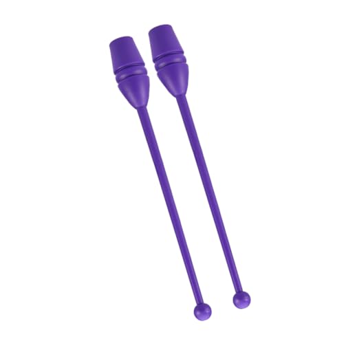 Mikikit Stock für rhythmische Gymnastik Handspielzeug Gefälligkeiten für Tanzpartys Fitness-Rhythmus-Stick Tanzzubehör für Mädchen Tanzbänder für Plastik Violett Mikikit Stock für rhythmische Gymnastik Handspielzeug Gefälligkeiten für Tanzpartys Fitness-Rhythmus-Stick Tanzzubehör für Mädchen Tanzbänder für Plastik Violett von Mikikit