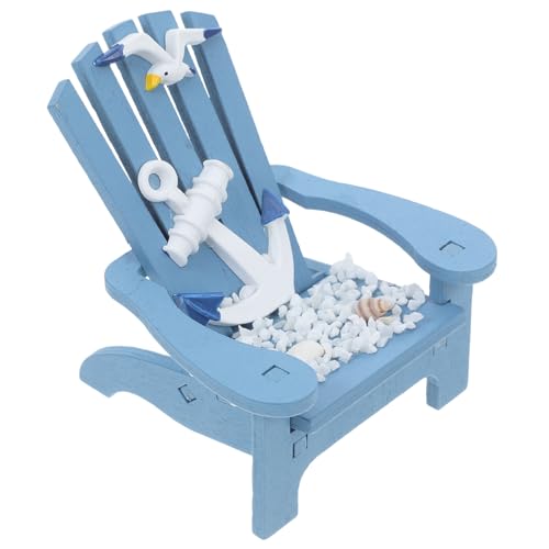 Mikikit Strandkorb Dekoration Puppenhausstuhl Miniatur-Strandszene Mini-nautischer Stuhl Mikrolandschaft Mini-Möbelornamente Ministühle für Puppen Schreibtischverzierung hölzern Himmelblau Mikikit Strandkorb Dekoration Puppenhausstuhl Miniatur-Strandszene Mini-nautischer Stuhl Mikrolandschaft Mini-Möbelornamente Ministühle für Puppen Schreibtischverzierung hölzern Himmelblau von Mikikit