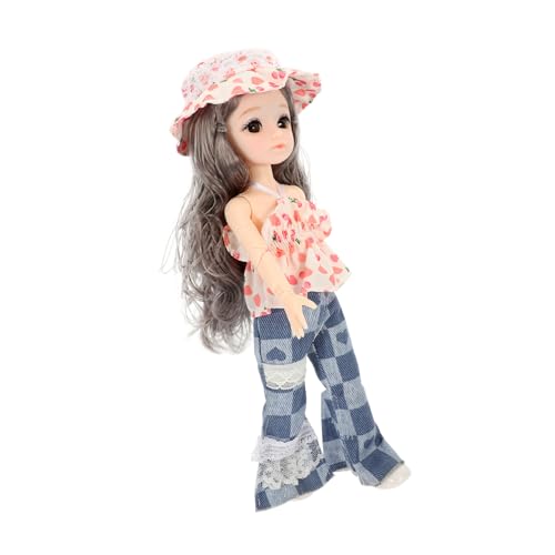 Mikikit Süße mit Kleidung Schuhen und Hut Kawaii Hawaiian Stil Bewegliche Gelenke für Kreative Spielmöglichkeiten Geschenkidee für Alters Mikikit Süße mit Kleidung Schuhen und Hut Kawaii Hawaiian Stil Bewegliche Gelenke für Kreative Spielmöglichkeiten Geschenkidee für Alters von Mikikit