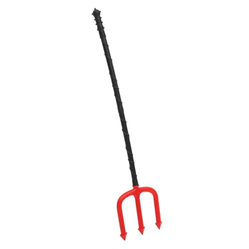 Mikikit Teufelsgabel Halloween Kostümzubehör Abnehmbare Teufel Fork Requisite für Karneval Cosplay Leichte Deko für Partys Veranstaltungen Mikikit Teufelsgabel Halloween Kostümzubehör Abnehmbare Teufel Fork Requisite für Karneval Cosplay Leichte Deko für Partys Veranstaltungen von Mikikit