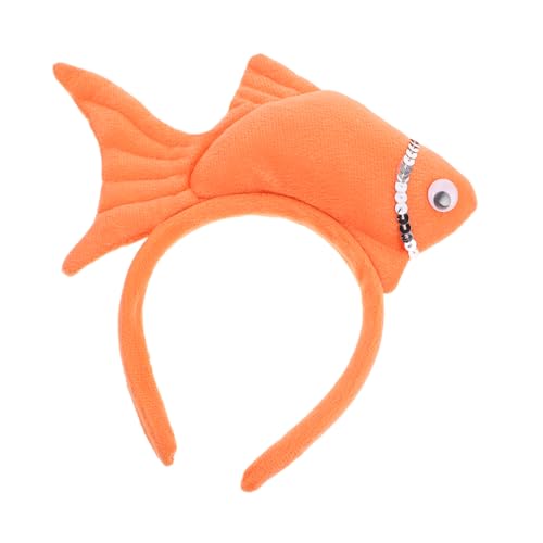 Mikikit Tier Stirnband Lustiges Haarzubehör für Erwachsene Fischkostüm für Strandpartys Halloween Sommerfeiern Langlebig für Kopfgrößen Mikikit Tier Stirnband Lustiges Haarzubehör für Erwachsene Fischkostüm für Strandpartys Halloween Sommerfeiern Langlebig für Kopfgrößen von Mikikit