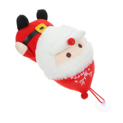 Mikikit Weihnachtsmann Plüschtier Kuschelige Weihnachtsdeko Figur Wohnzimmer Tischdeko von Mikikit