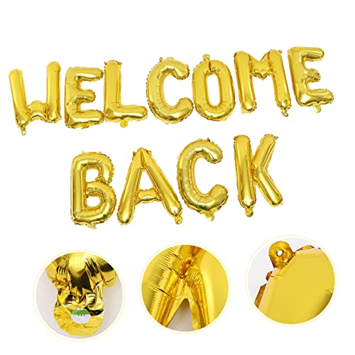 Mikikit Willkommen Zurück Folienballon Kreative Goldene Buchstaben Dekoration für Schulanfang Party und Bürodeko Langlebig Einfach Aufzuhängen für und Klassenzimmer Events Mikikit Willkommen Zurück Folienballon Kreative Goldene Buchstaben Dekoration für Schulanfang Party und Bürodeko Langlebig Einfach Aufzuhängen für und Klassenzimmer Events von Mikikit