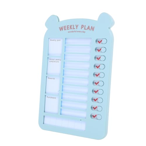 Mikikit Wochenplaner und Habit Tracker Board mit Austauschbaren Karten Selbstdisziplinfördernd Bedienbar Stilvolles Design zur Aufgabenverwaltung und Organisationsförderung Mikikit Wochenplaner und Habit Tracker Board mit Austauschbaren Karten Selbstdisziplinfördernd Bedienbar Stilvolles Design zur Aufgabenverwaltung und Organisationsförderung von Mikikit