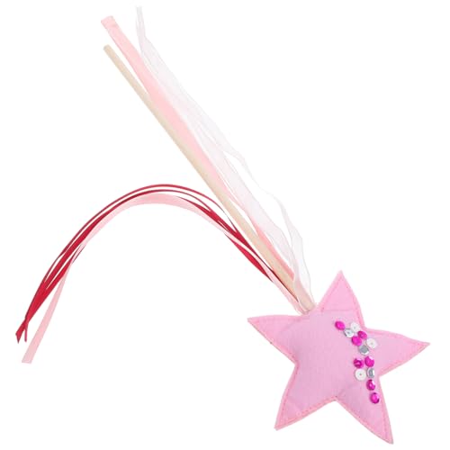 Mikikit Zauberstab Prinzessin Gastgeschenke Sternenzauberstäbe für Feenstock Zauberstäbe für Mädchen Band-Fee-Sticks Feenstab für Frauen Farbbandstab Plastik Mikikit Zauberstab Prinzessin Gastgeschenke Sternenzauberstäbe für Feenstock Zauberstäbe für Mädchen Band-Fee-Sticks Feenstab für Frauen Farbbandstab Plastik von Mikikit