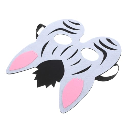 Mikikit Zebra Maske für Lustige Halloween Partymaske Einfache Cosplay Maske mit Elastischem Band für Kostümpartys Maskeraden Bühnenaufführungen Sicher Mikikit Zebra Maske für Lustige Halloween Partymaske Einfache Cosplay Maske mit Elastischem Band für Kostümpartys Maskeraden Bühnenaufführungen Sicher von Mikikit