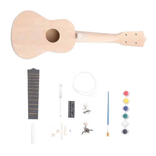 Mikinona 1 Satz DIY Ukulele aus Bassholz Kreatives Musikinstrument für Eltern Junge Mädchen Projekte mit Anleitung und Malmöglichkeiten für Anfänger Mikinona 1 Satz DIY Ukulele aus Bassholz Kreatives Musikinstrument für Eltern Junge Mädchen Projekte mit Anleitung und Malmöglichkeiten für Anfänger von Mikinona