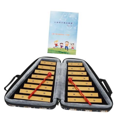 Mikinona 1 Satz Handpercussion Klopfendes Klavierspielzeug Schlägel Percussion Xylophon Kinderparty-Xylophon Xylophon-Schlaginstrument Schlagzeug-Xylophon Aluminiumteller Golden Mikinona 1 Satz Handpercussion Klopfendes Klavierspielzeug Schlägel Percussion Xylophon Kinderparty-Xylophon Xylophon-Schlaginstrument Schlagzeug-Xylophon Aluminiumteller Golden von Mikinona