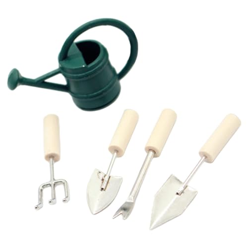 Mikinona 1 Satz Miniatur Gartenwerkzeug für Puppenhäuser Teiliges Zubehör mit Gießkanne und Werkzeugen für Kreative Miniaturlandschaften und Spielideen Mikinona 1 Satz Miniatur Gartenwerkzeug für Puppenhäuser Teiliges Zubehör mit Gießkanne und Werkzeugen für Kreative Miniaturlandschaften und Spielideen von Mikinona
