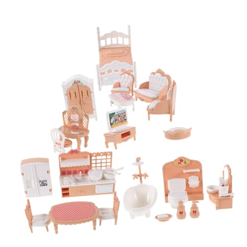 Mikinona 1 Satz Miniaturmöbel Set für Puppenhaus Teiliges Zubehör für Kreatives Spiel Realistische Möbel für Fantasievolles Rollenspiel Sicheres und Leichtes Material Einfach Aufzubauen Mikinona 1 Satz Miniaturmöbel Set für Puppenhaus Teiliges Zubehör für Kreatives Spiel Realistische Möbel für Fantasievolles Rollenspiel Sicheres und Leichtes Material Einfach Aufzubauen von Mikinona