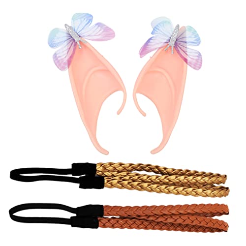 Mikinona 1 Satz Ohren Stirnband Fee Kostüm Stirnbänder Bands Haarzubehör Knall Haarband lustige Ohren neuartiges Haarband Ohren Cosplay-Stütze Halloween-Ohren Emulsion von Mikinona