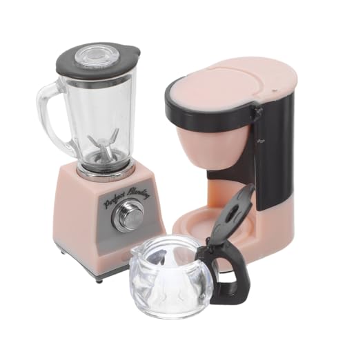 Mikinona 1 Satz Puppenhaus Kaffeemaschine Mixer Realistische Spielküchenaccessoires für Puppenhaus Sammlerstücke und Dekorationen von Mikinona