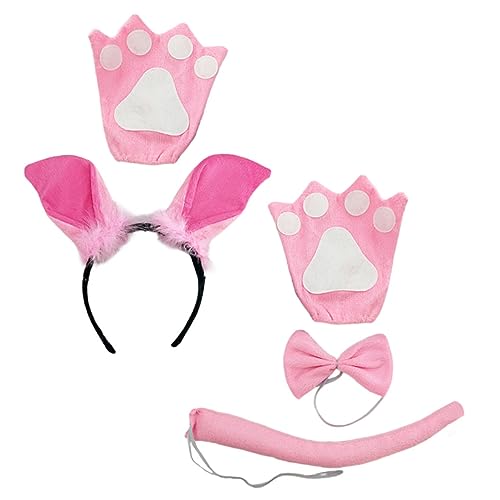 Mikinona 1 Satz Satz Cosplay-Bogen halloween costume halloween kleidung mitts endboy lustig Haarband stirnband dekorative Schweine-Requisiten Cosplay Requisiten Stoff Rosa Mikinona 1 Satz Satz Cosplay-Bogen halloween costume halloween kleidung mitts endboy lustig Haarband stirnband dekorative Schweine-Requisiten Cosplay Requisiten Stoff Rosa von Mikinona