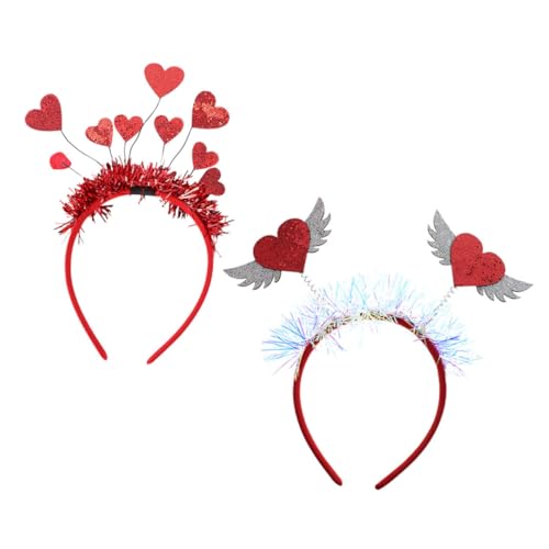 Mikinona 1 Satz Teiliges Set Herz Haarreifen für Damen Valentinstag Party Haarschmuck Leicht und Bequem für Geburtstagsfeiern Hochzeiten und Festlichkeiten Mikinona 1 Satz Teiliges Set Herz Haarreifen für Damen Valentinstag Party Haarschmuck Leicht und Bequem für Geburtstagsfeiern Hochzeiten und Festlichkeiten von Mikinona