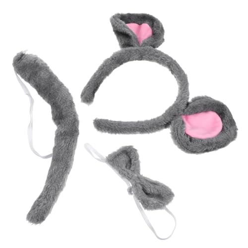 Mikinona 1 Satz Tierkostüm Set für Erwachsene Kostümset mit Haarreif Schwänzchen und Fliege Karneval Halloween und Tierpartys Mikinona 1 Satz Tierkostüm Set für Erwachsene Kostümset mit Haarreif Schwänzchen und Fliege Karneval Halloween und Tierpartys von Mikinona