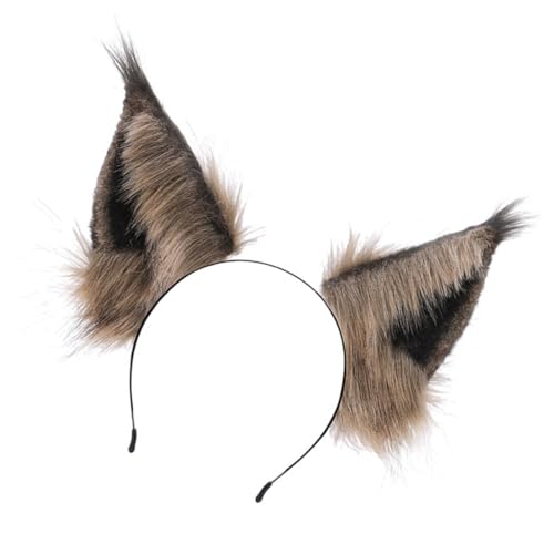 Mikinona 1 Stück Katzenohr Stirnband haarreifen damen deko haarschmuck kuscheltier Haarband Requisiten Pelzhaarspange Party Kopfbedeckung Requisite Stoff Brown Mikinona 1 Stück Katzenohr Stirnband haarreifen damen deko haarschmuck kuscheltier Haarband Requisiten Pelzhaarspange Party Kopfbedeckung Requisite Stoff Brown von Mikinona