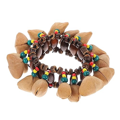 Mikinona 1 Stück Nussschale Tamburin Musikinstrument Zubehör Tanzarmband Glockenarmband Kinderspielzeug Musikinstrumente Musikspielzeug Armband Afrikanische Handgelenk Handtrommel Mikinona 1 Stück Nussschale Tamburin Musikinstrument Zubehör Tanzarmband Glockenarmband Kinderspielzeug Musikinstrumente Musikspielzeug Armband Afrikanische Handgelenk Handtrommel von Mikinona