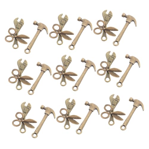 Mikinona 10 Sets Mini Simulationswerkzeug Schere Puppenhaus Baustellenzubehör Winziger Schraubenschlüssel Für Puppenhaus Miniatur Handwerkzeuge Miniatur Legierung Mikinona 10 Sets Mini Simulationswerkzeug Schere Puppenhaus Baustellenzubehör Winziger Schraubenschlüssel Für Puppenhaus Miniatur Handwerkzeuge Miniatur Legierung von Mikinona