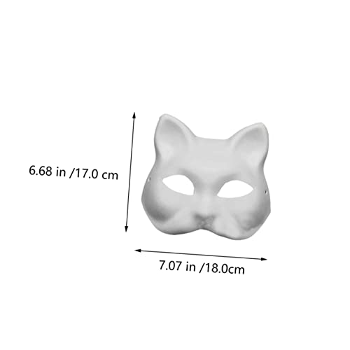 Mikinona 10 Stück DIY Tiergesicht Masken aus Umweltfreundlichem Papiermache Unbemalt Leicht zum Bemalen und Basteln für Maskenbälle Karneval Cosplay und Partys Mikinona 10 Stück DIY Tiergesicht Masken aus Umweltfreundlichem Papiermache Unbemalt Leicht zum Bemalen und Basteln für Maskenbälle Karneval Cosplay und Partys von Mikinona
