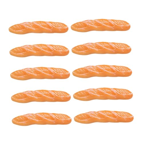Mikinona 10 Stück Teiliges Brotmodell aus Resin Detailgetreue Künstliche Baguettes als Fotorequisite und Shop deko Langlebig für Werbung Puppenhaus Miniaturdeko und Auslagen Mikinona 10 Stück Teiliges Brotmodell aus Resin Detailgetreue Künstliche Baguettes als Fotorequisite und Shop deko Langlebig für Werbung Puppenhaus Miniaturdeko und Auslagen von Mikinona