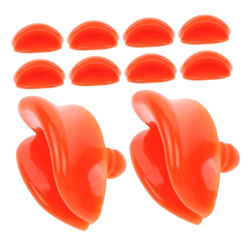 Mikinona 10 Stück Teiliges Entenschnabel aus Kunststoff für DIY Ersatzteile für Enten Plüschtiere Einfache Anwendung und Gestaltungsmöglichkeiten von Mikinona
