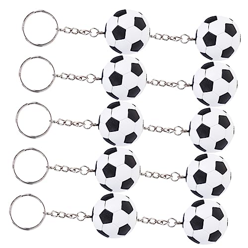 Mikinona 10 Stück Teiliges Fußball Schlüsselanhänger Kreative Schlüsselringe mit Einzigartigem Fußball Design für Sportliebhaber und Party Dekoration für Taschen Rucksäcke Belohnungen Mikinona 10 Stück Teiliges Fußball Schlüsselanhänger Kreative Schlüsselringe mit Einzigartigem Fußball Design für Sportliebhaber und Party Dekoration für Taschen Rucksäcke Belohnungen von Mikinona